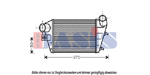AKS DASIS Kompressoriõhu radiaator 017001N